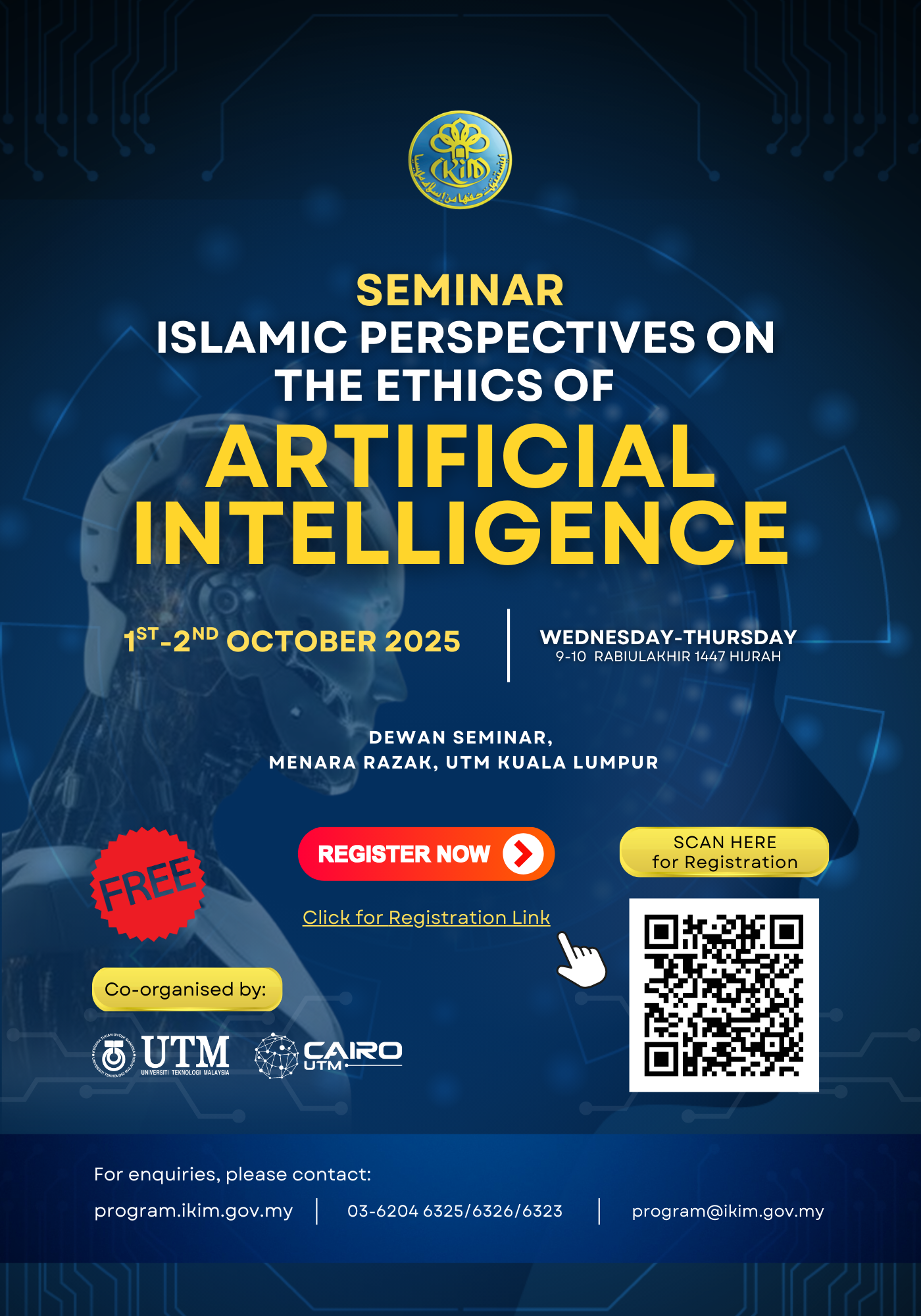 SEMINAR "ISLAMIC PERSPECTIVES ON THE ETHICS OF ARTIFICIAL INTELLIGENCE"